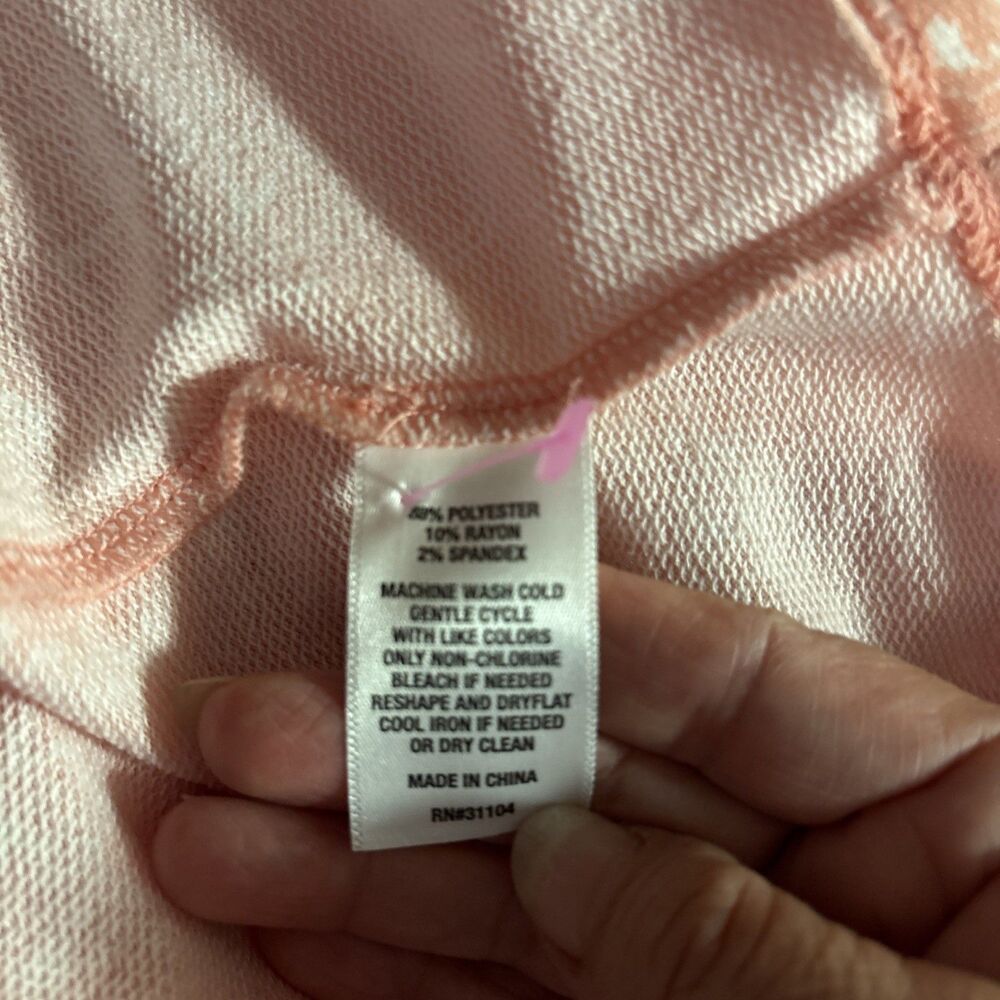 Wonderly Women's XL Pale Peack Babydoll Blouse NWT - Picture 13 of 13
